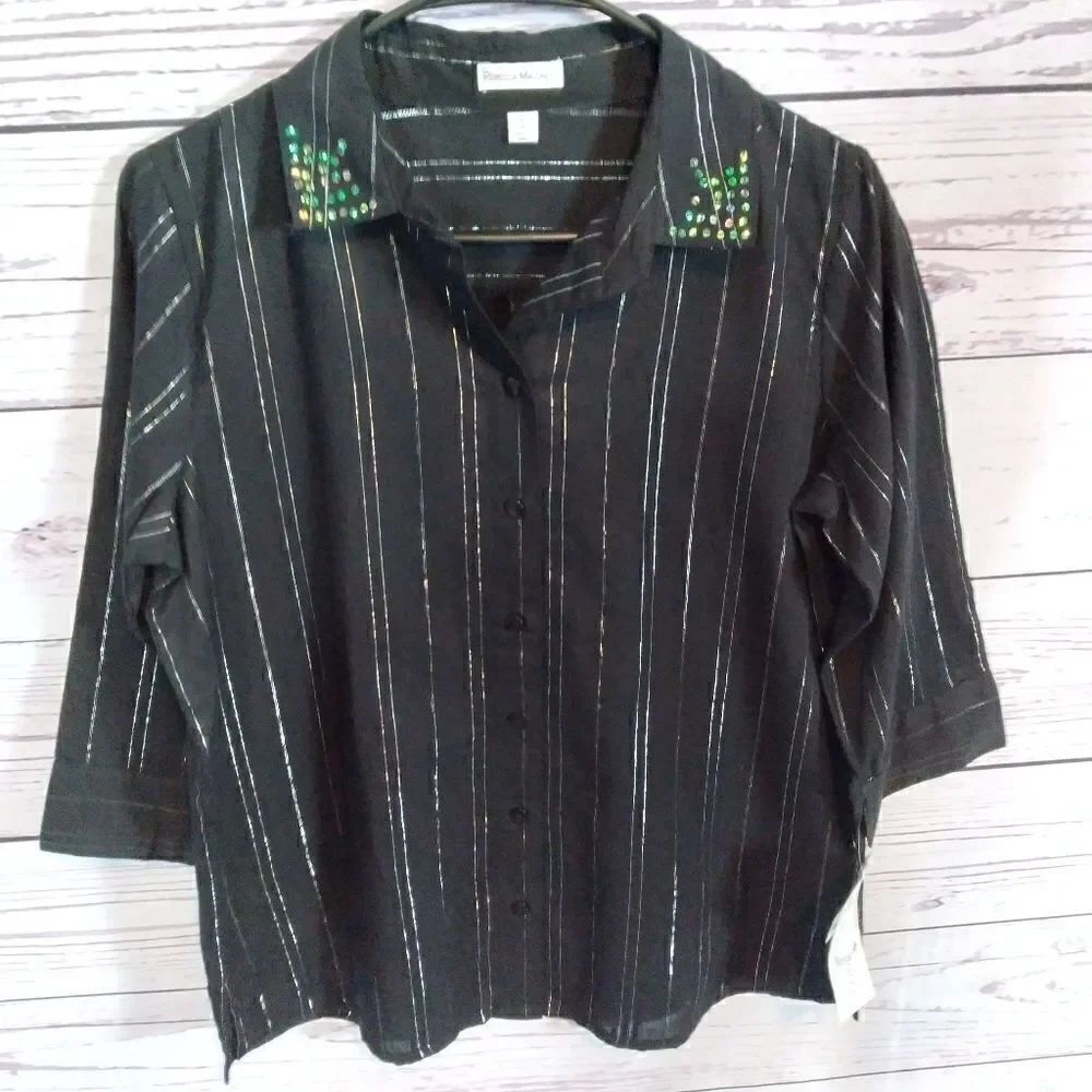 NWT: "Rebecca Malone" Women's blouse